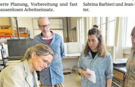 Ausgabe des Lenzburger Bezirksanzeiger (19. Januar 2023), die den Rotaryclub Lenzburg-Seetal erwähnt.